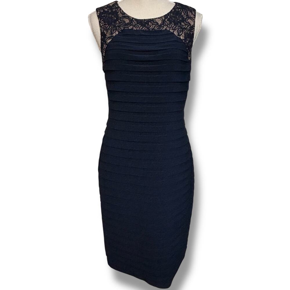 Adrianna Papell Navy Dress Size 10